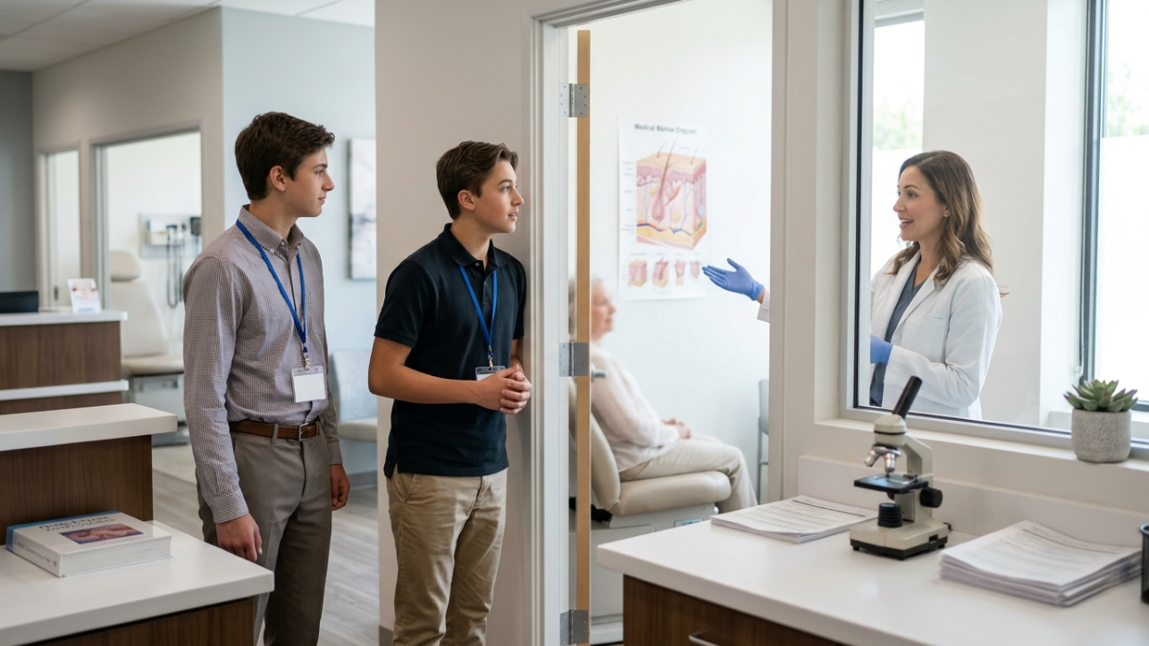 Dermatology Internship Experiences for High Schoolers