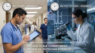 MD vs MD-PhD: Comparing Training and Career Paths